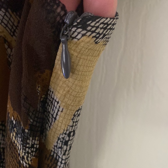 Anthropologie Maeve Silk Floral Dress - Picture 4 of 13